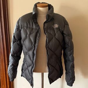 The North Face Charcoal Quilted Jacket